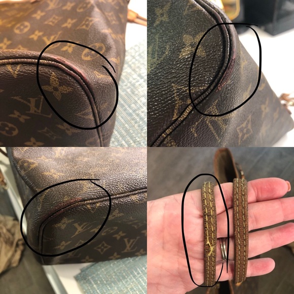SOLD Authentic Neverfull Louis Vuitton MM - Picture 4 of 8